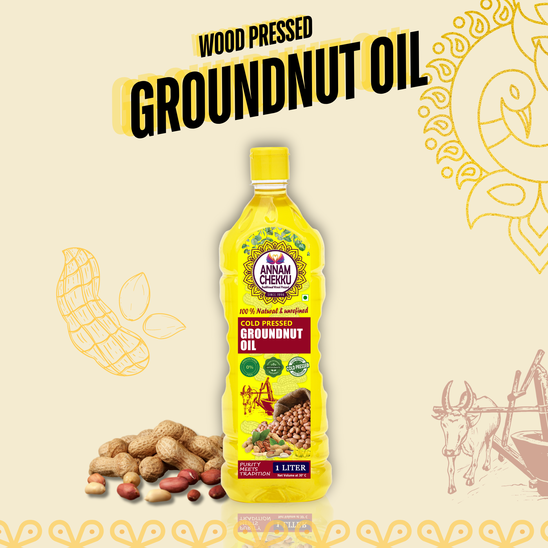 Groundnut Oil - Buy 5 Get 1 Free