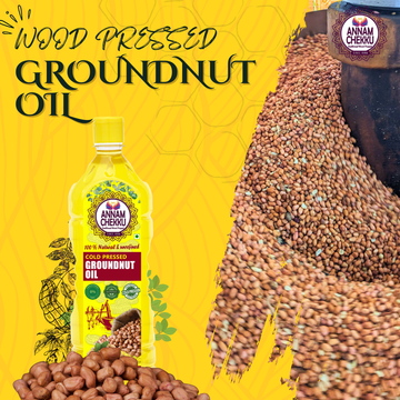 Wood Pressed Groundnut Oil –  1L
