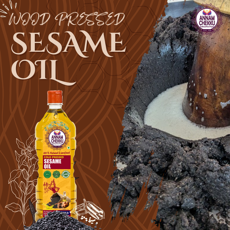 Wood Pressed Sesame Oil – 1L