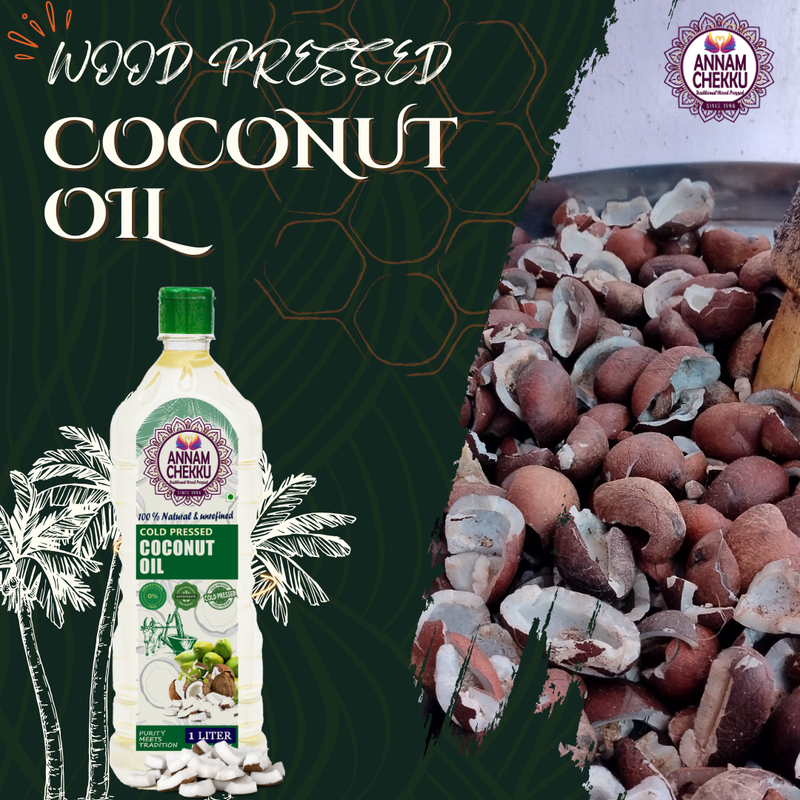 Wood Pressed Coconut Oil - 1L