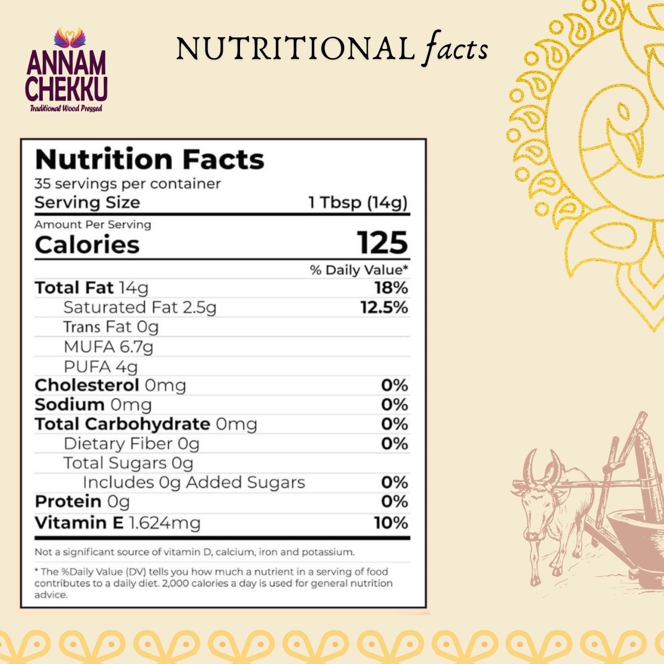 Wood Pressed Groundnut Oil –  1L