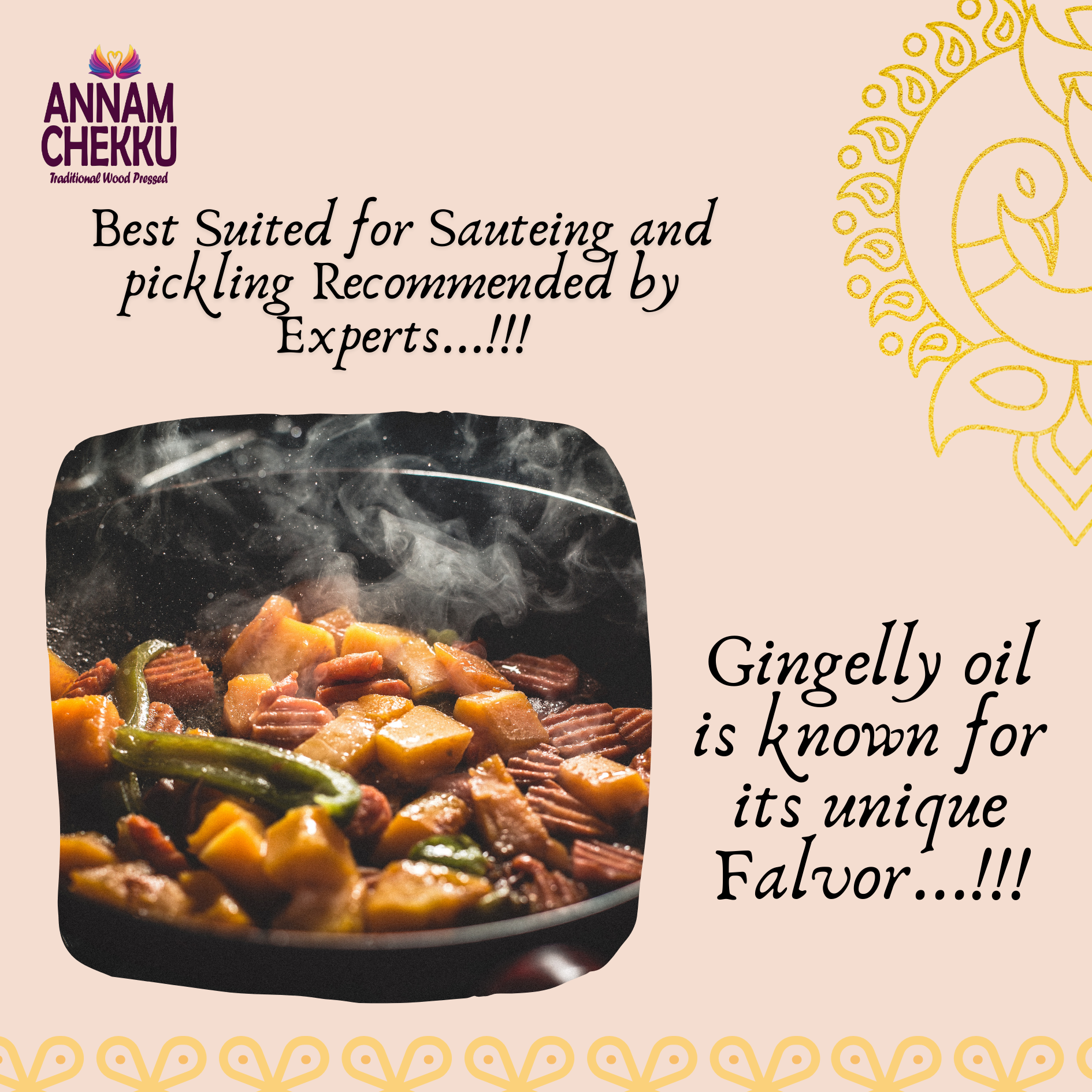 Wood Pressed Sesame Oil – 1L