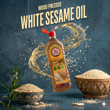 Wood Pressed White Sesame Oil – 1L