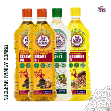 Nuclear Family combo - Sesame Oil - Wood Pressed