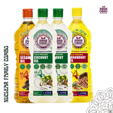 Nuclear Family combo - Coconut Oil - Wood Pressed